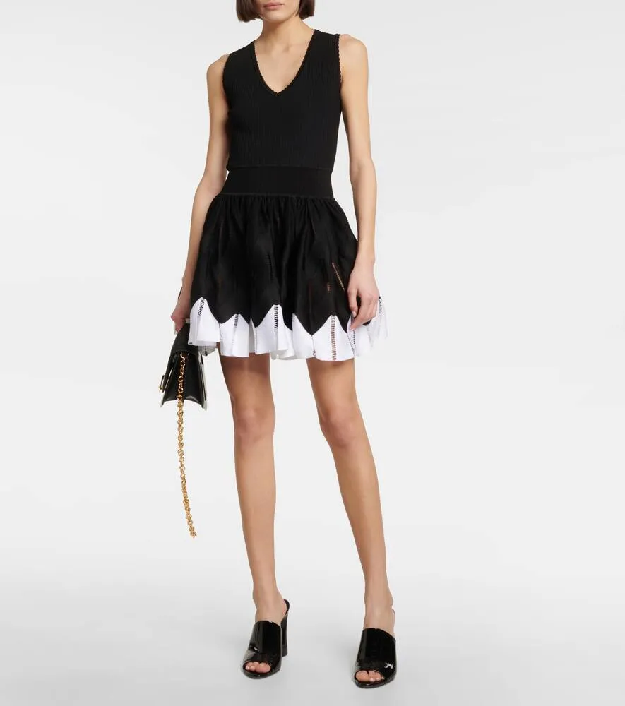 Alaia V-neck minidress