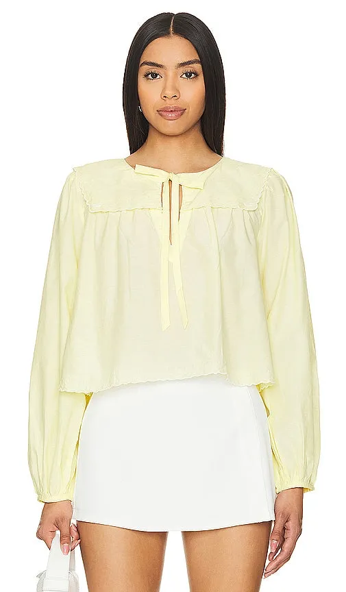 Ciao Lucia Jona Top in Yellow