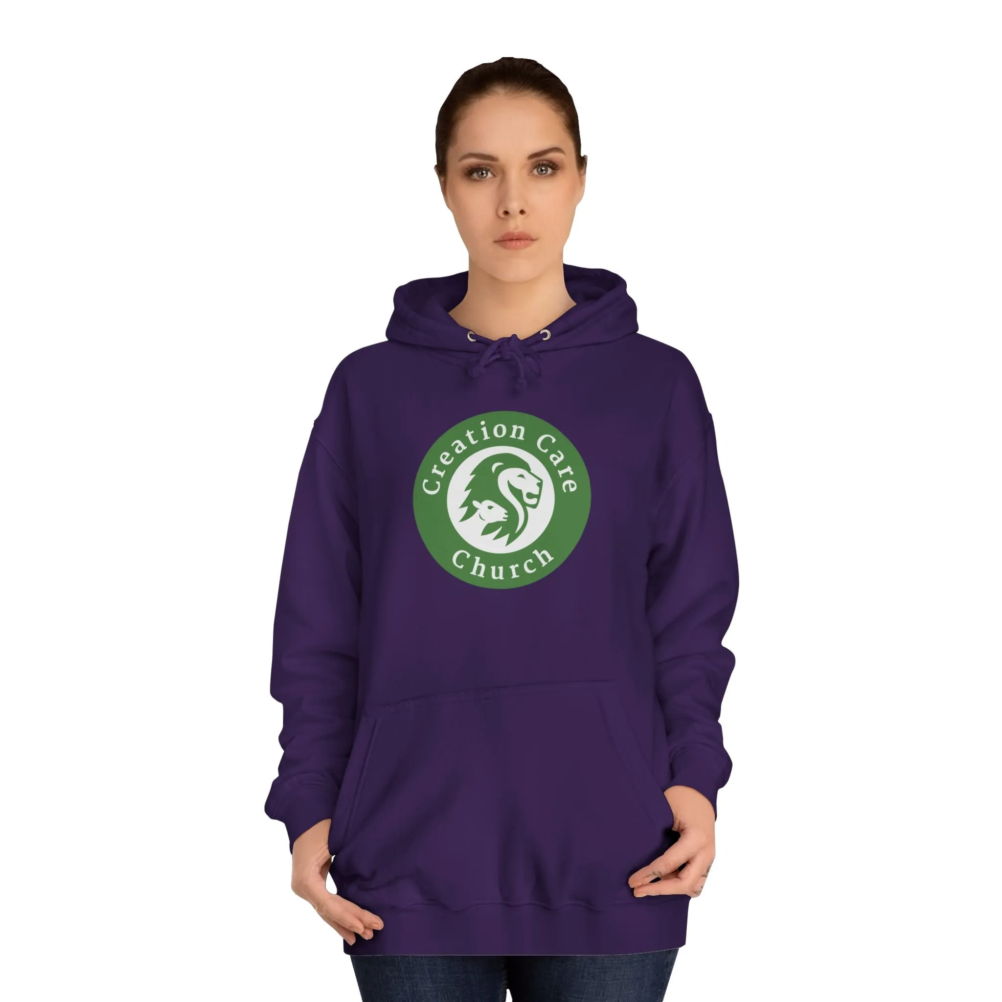 Creation Care Church Seal - Unisex College Hoodie