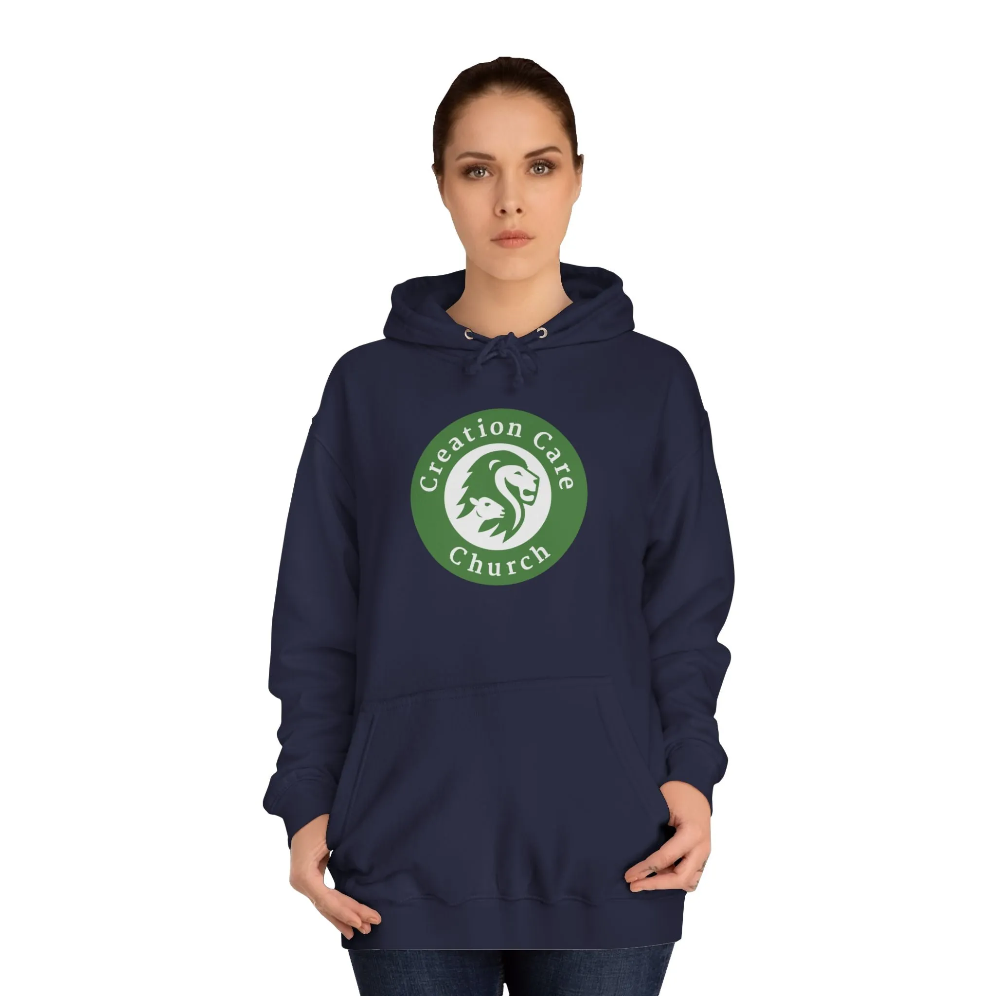 Creation Care Church Seal - Unisex College Hoodie