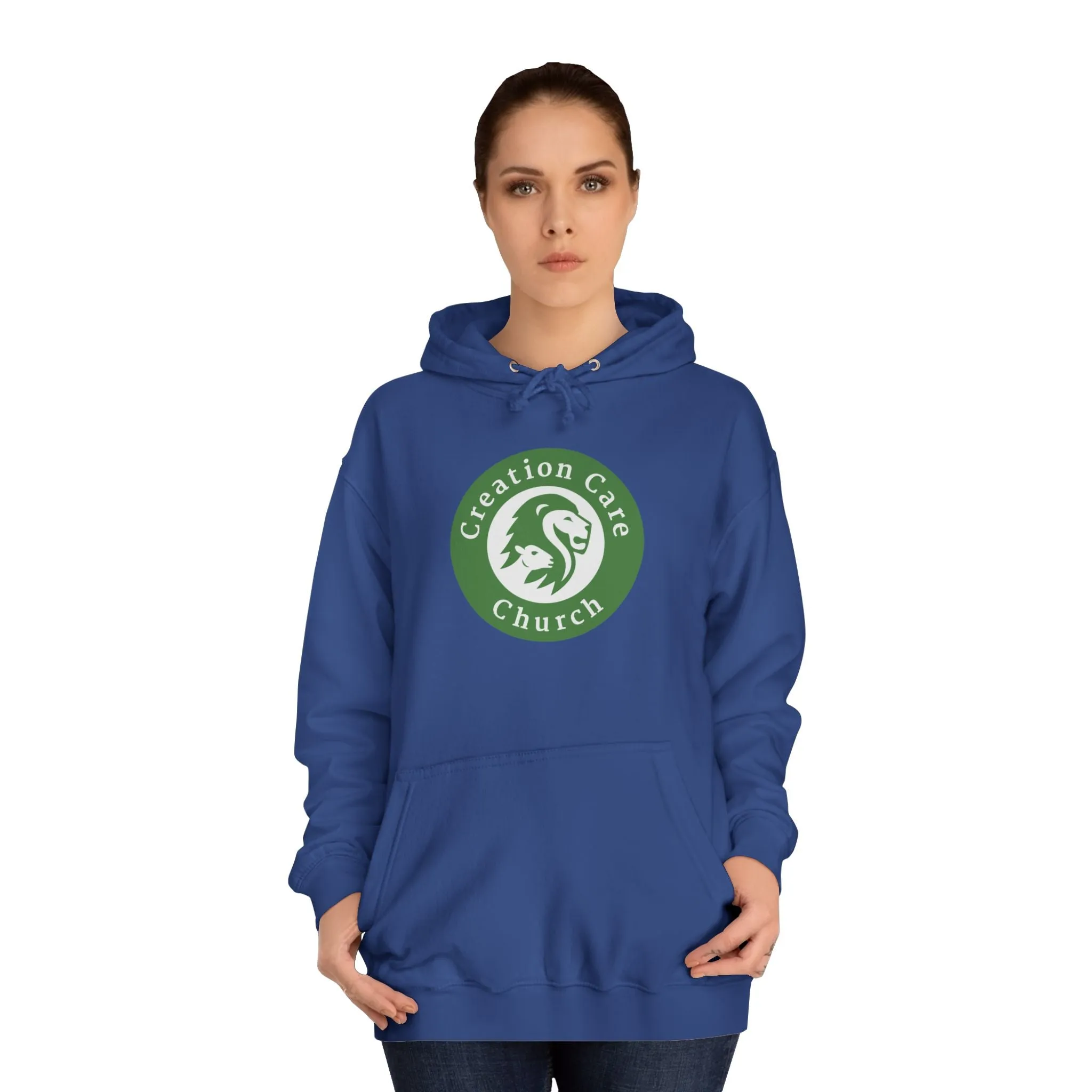 Creation Care Church Seal - Unisex College Hoodie