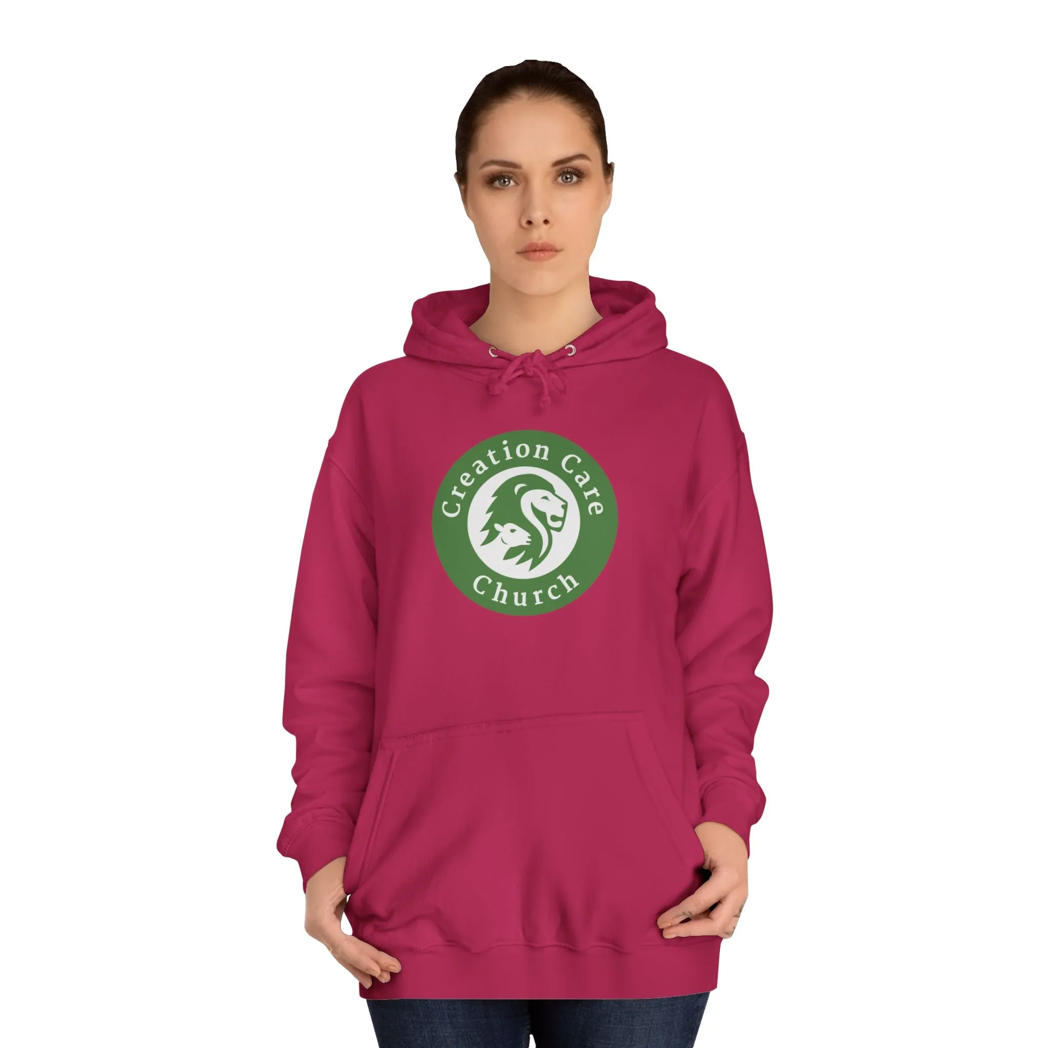 Creation Care Church Seal - Unisex College Hoodie