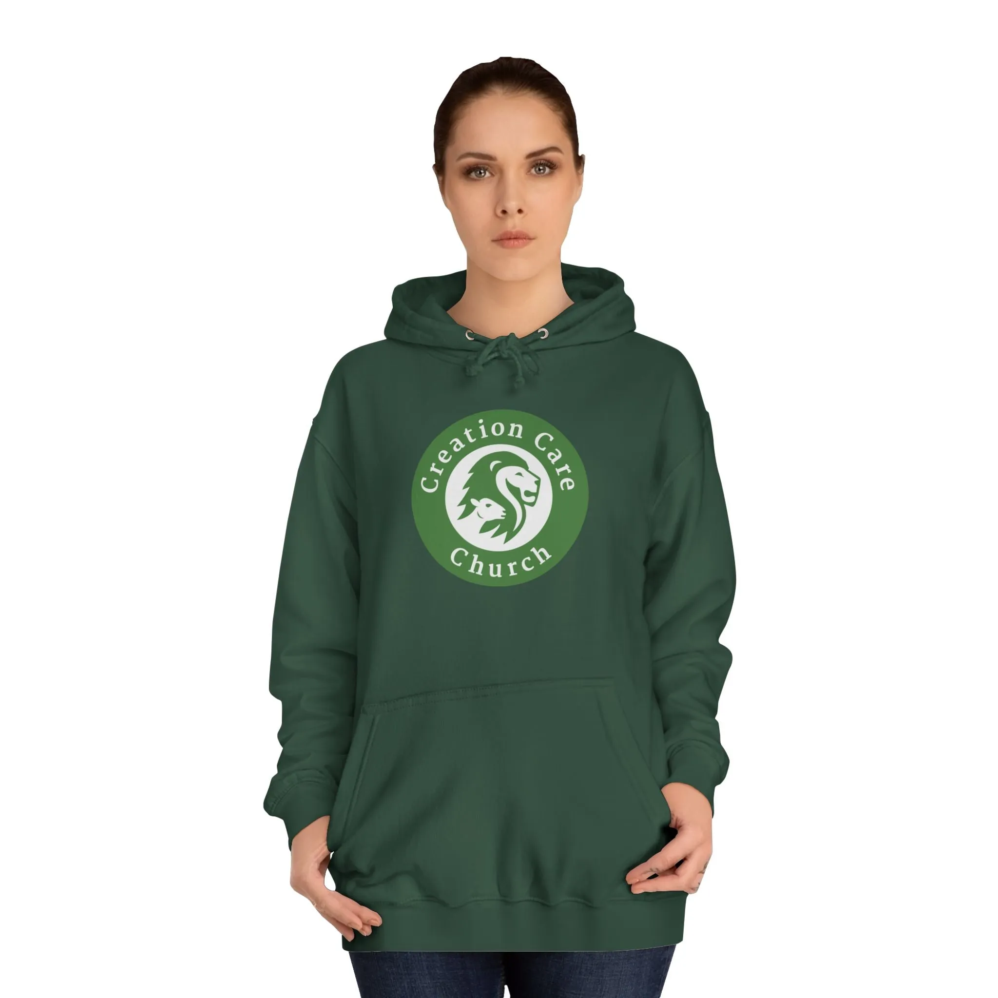 Creation Care Church Seal - Unisex College Hoodie
