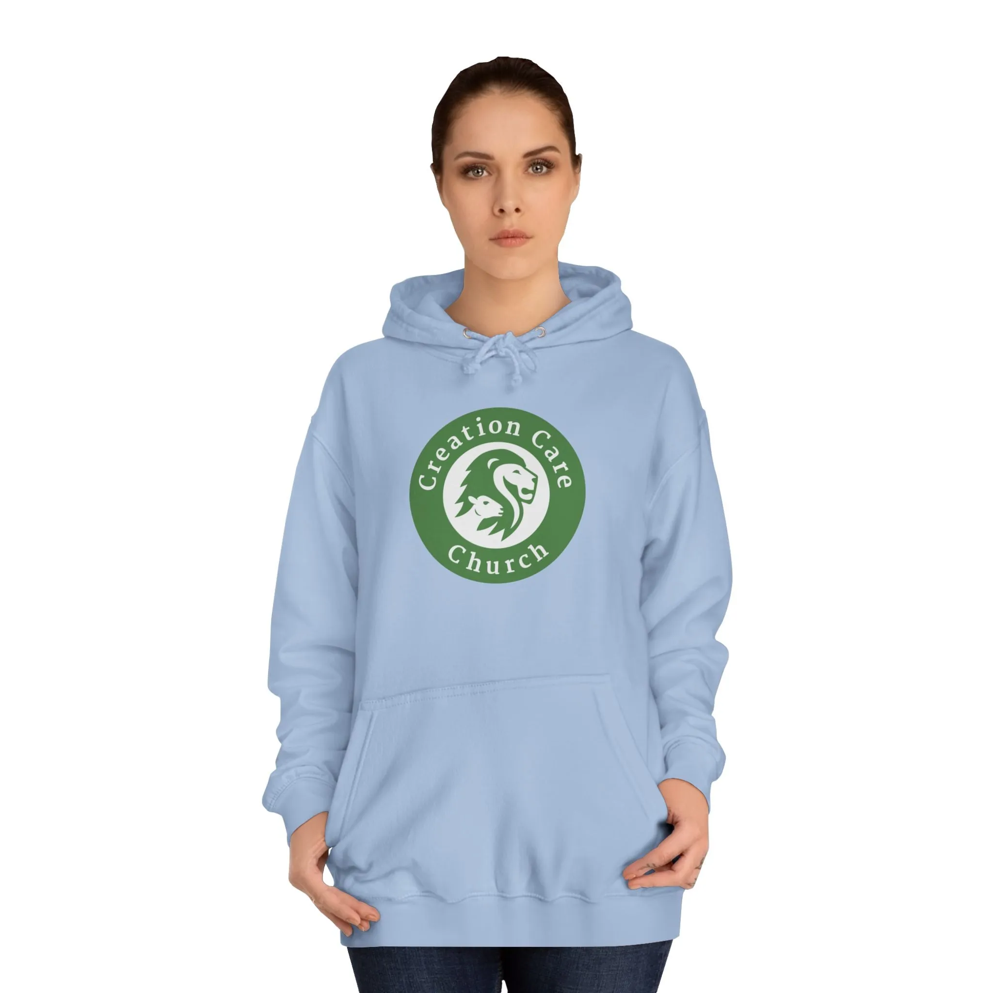 Creation Care Church Seal - Unisex College Hoodie