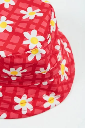 Frugi Harbour Adjustable Swim Hat - Daisy Chain