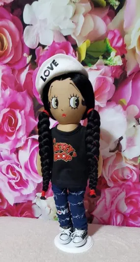 Handcrafted 18 inch Betty Boop Cultural Doll