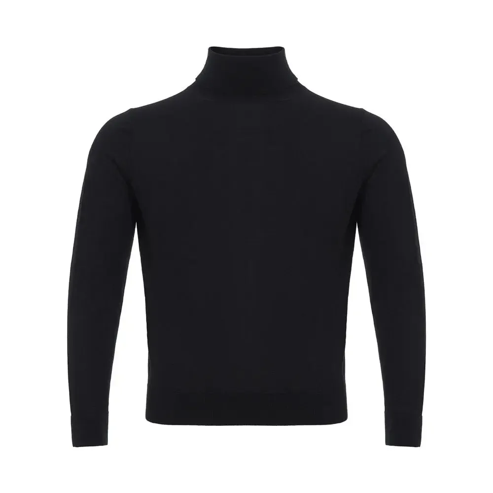 Italian Cashmere Luxury Black Sweater
