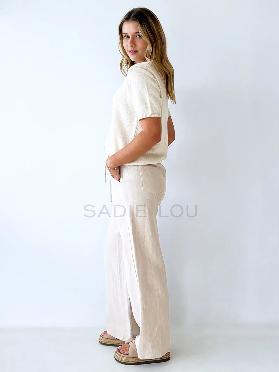 Little Lies / Remy Pants - Oat