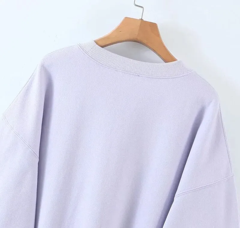 OVERSIZED FLEECE SWEATSHIRT