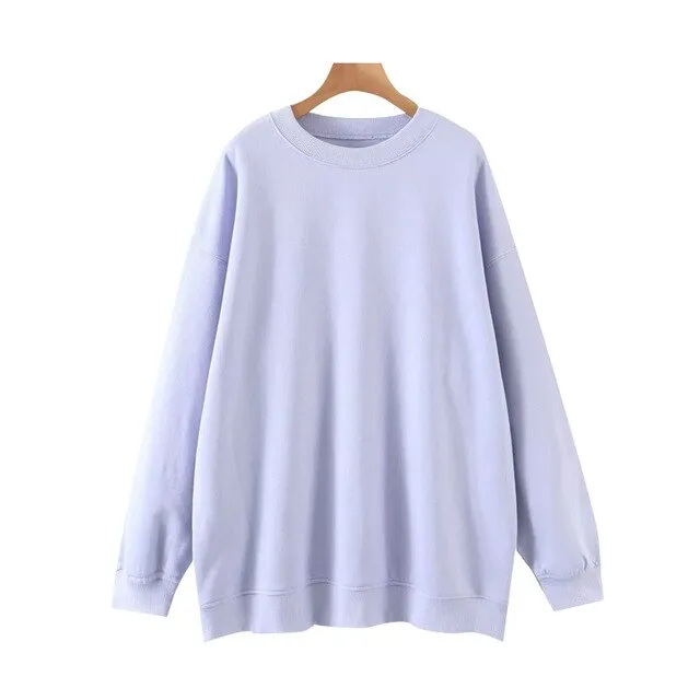 OVERSIZED FLEECE SWEATSHIRT
