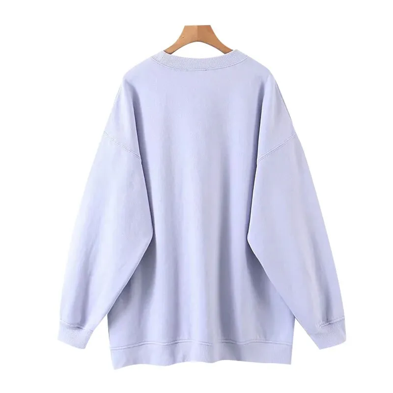 OVERSIZED FLEECE SWEATSHIRT