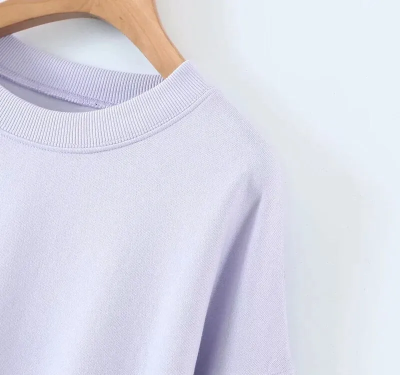 OVERSIZED FLEECE SWEATSHIRT
