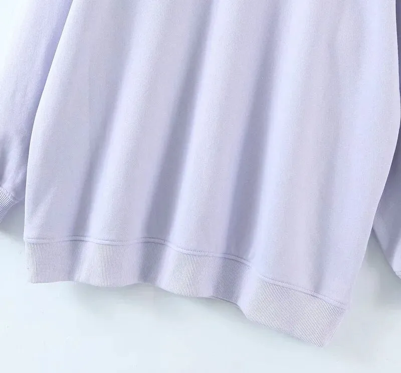 OVERSIZED FLEECE SWEATSHIRT