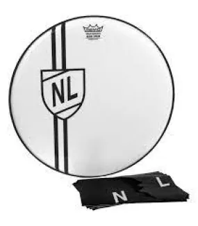 Remo Bass, Graphic, Standard, 18" Diameter, 'Fiesta Blue' Graphic