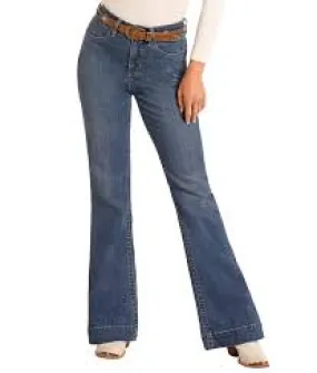 ROCK & ROLL WOMENS HIGH RISE EXTRA STRETCH TROUSERS