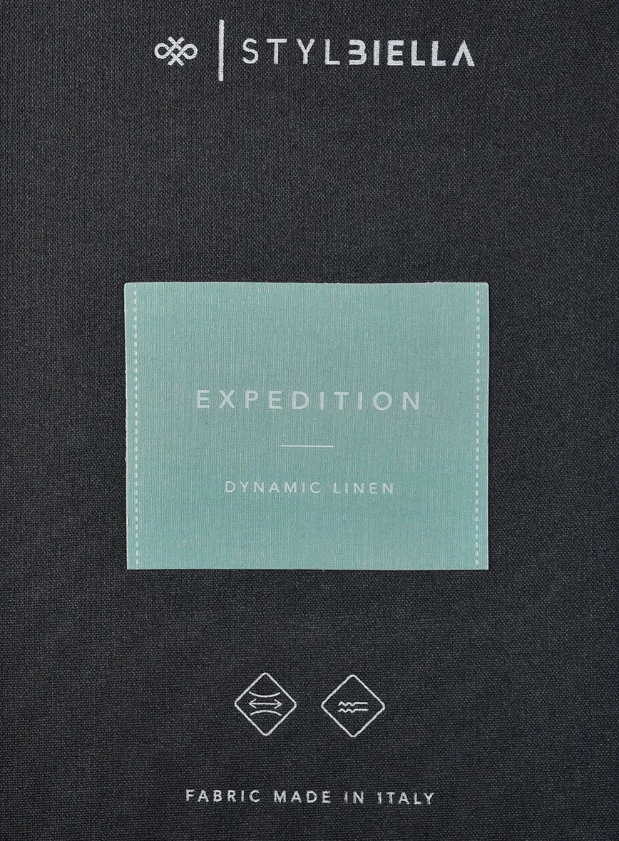 Stylbiella Spring Dark Green Linen Pants