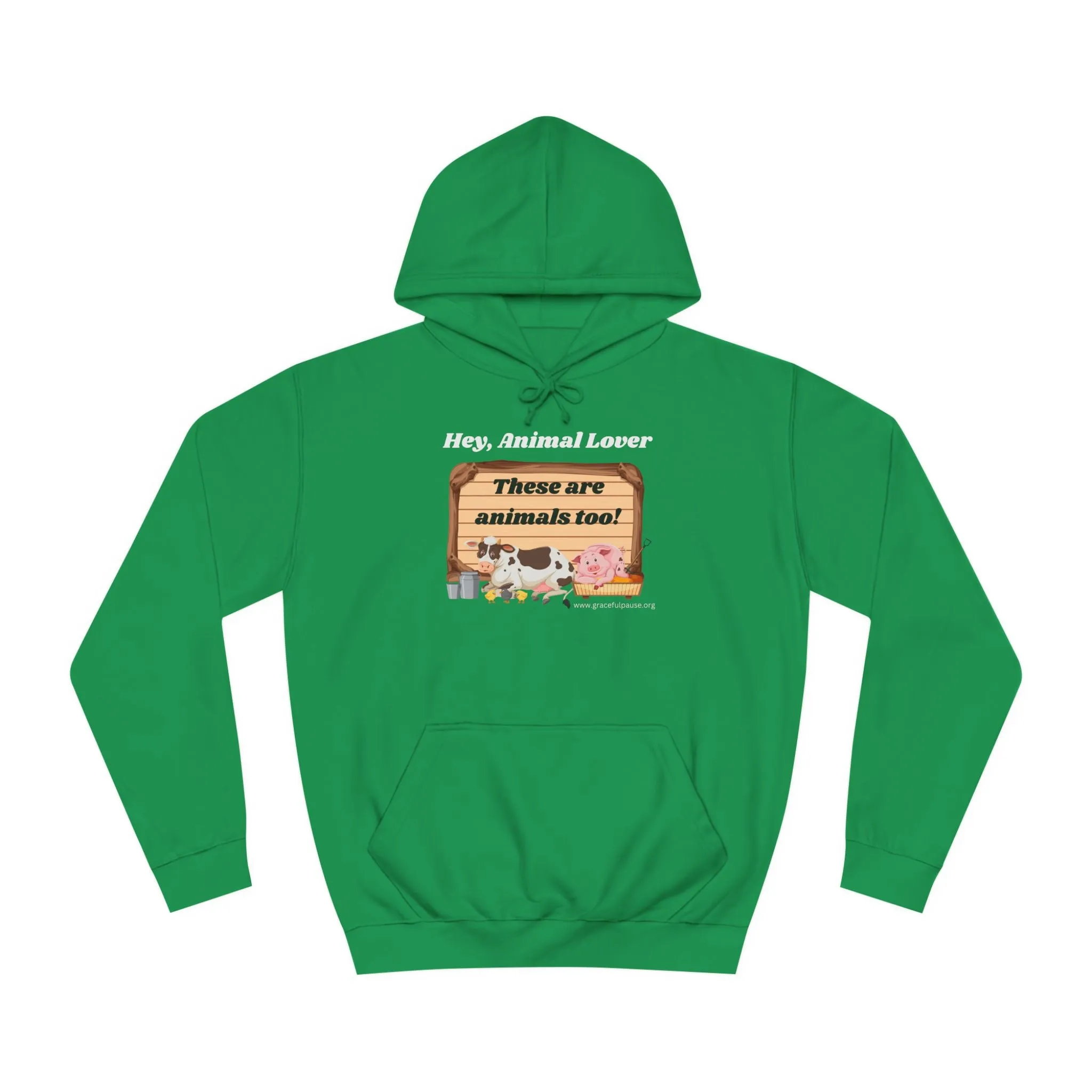 These are animals too - Unisex College Hoodie