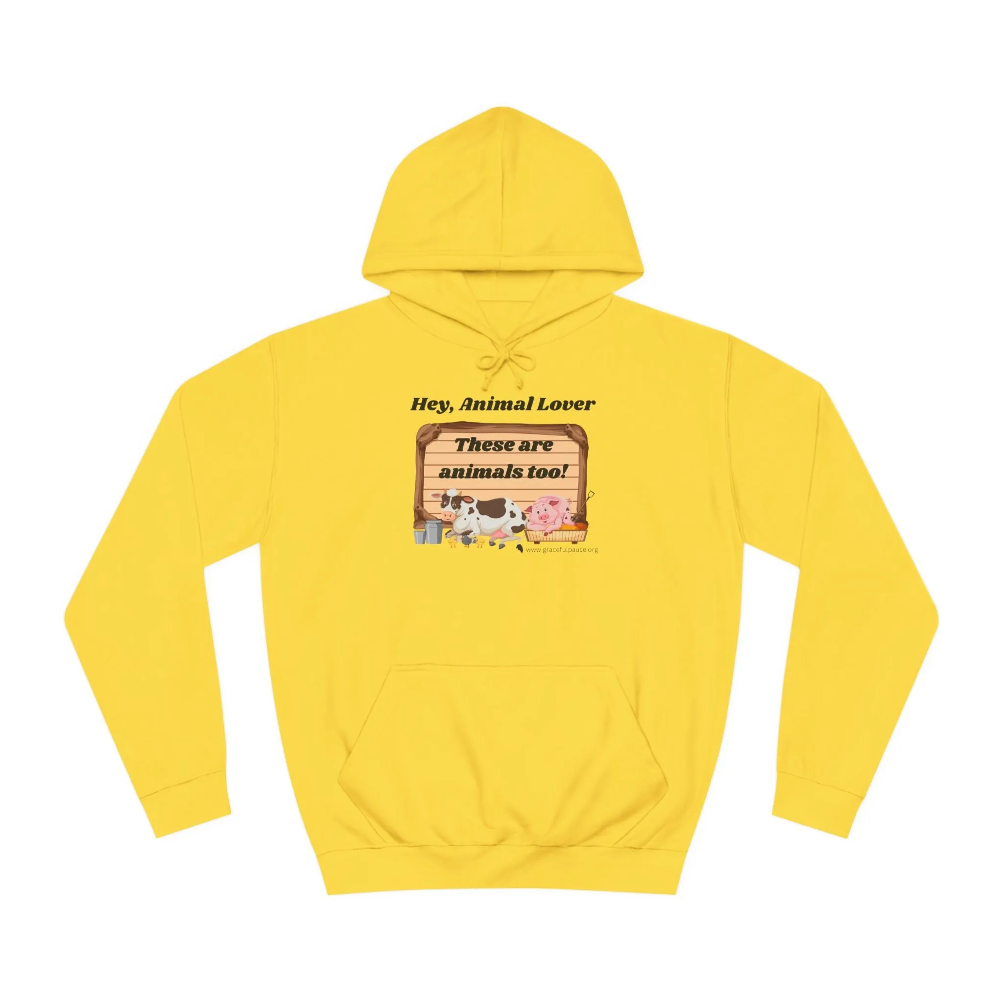 These are animals too - Unisex College Hoodie