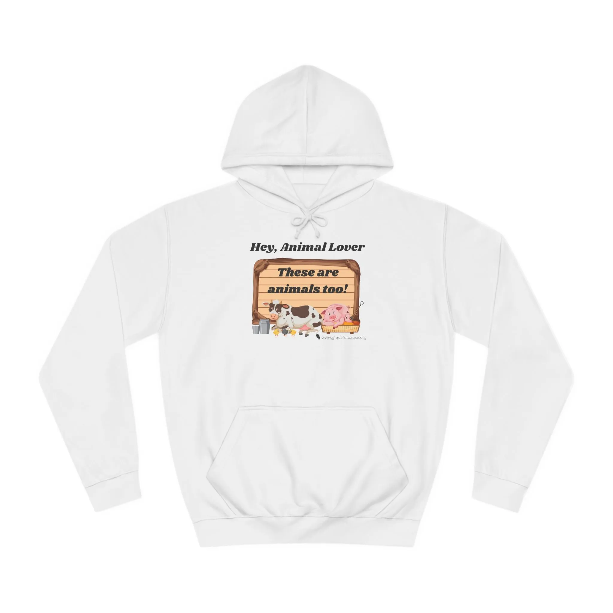 These are animals too - Unisex College Hoodie