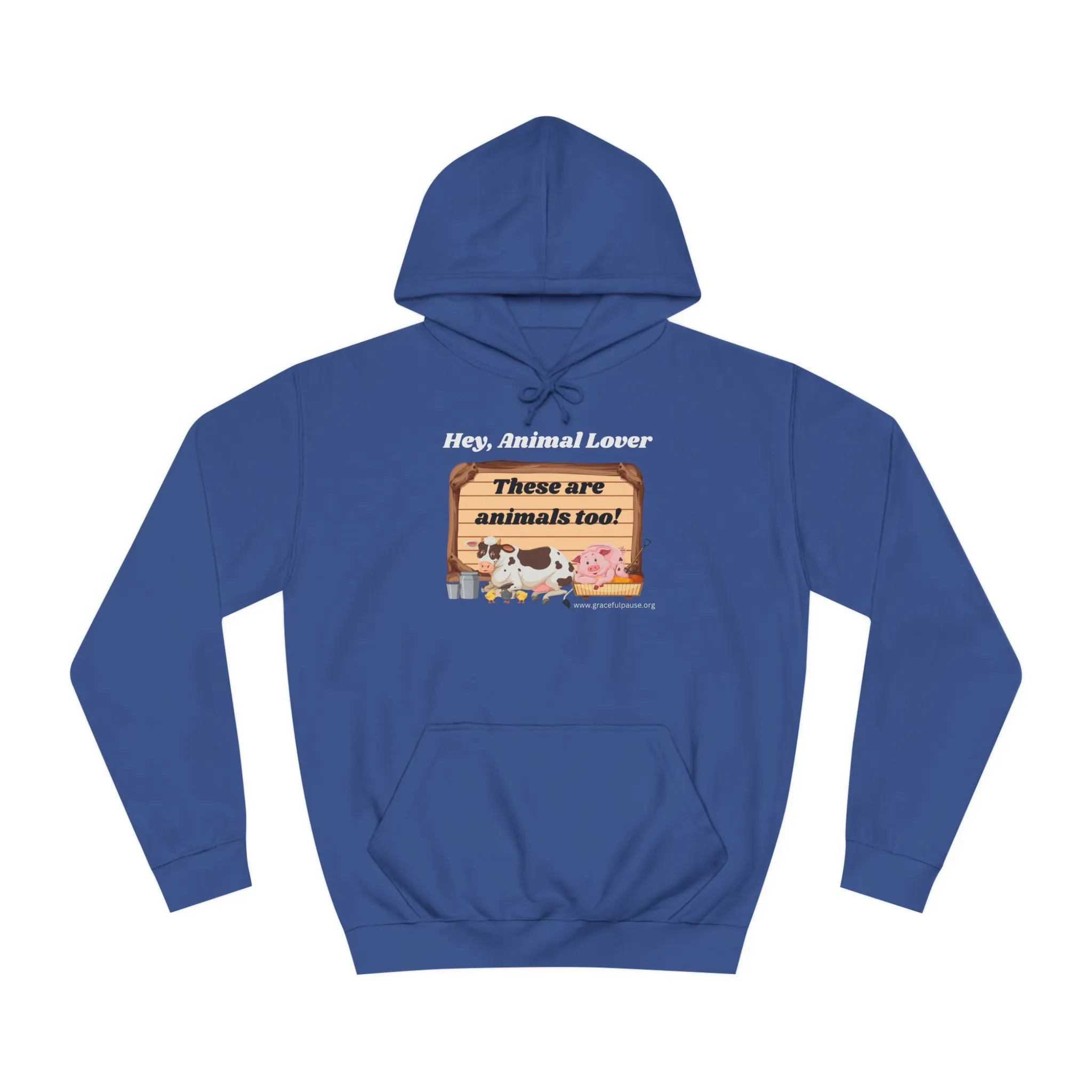 These are animals too - Unisex College Hoodie