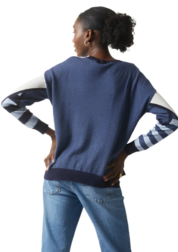 Zaket & Plover Mosaic Intarsia Sweater-50% OFF
